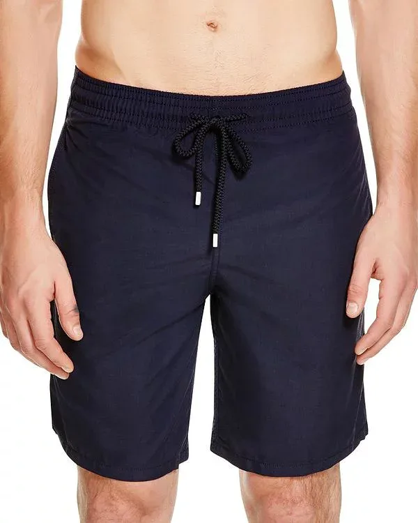ヴィルブレクイン メンズ 水着 ハーフパンツ・ショーツ Vilebrequin Okoa Solid Swim Trunks Dark Blue ブルー