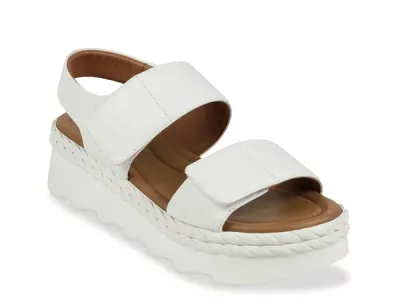 ジーシーシューズ レディース シューズ サンダル GC Shoes Vosa Wedge Sandal White ホワイト