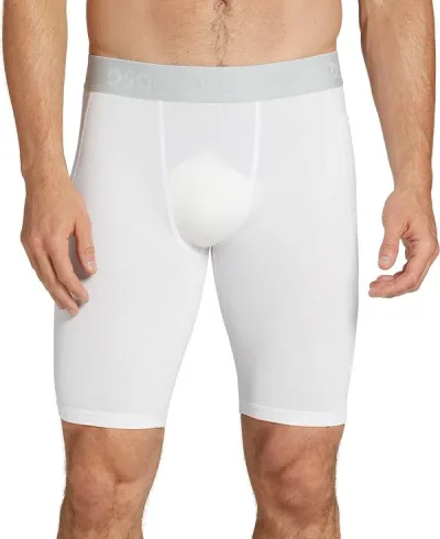 DSG メンズ ボトムス ハーフパンツ・ショーツ ショートパンツ DSG Men's 10" Compression Pocket Shorts Pure White ホワイト