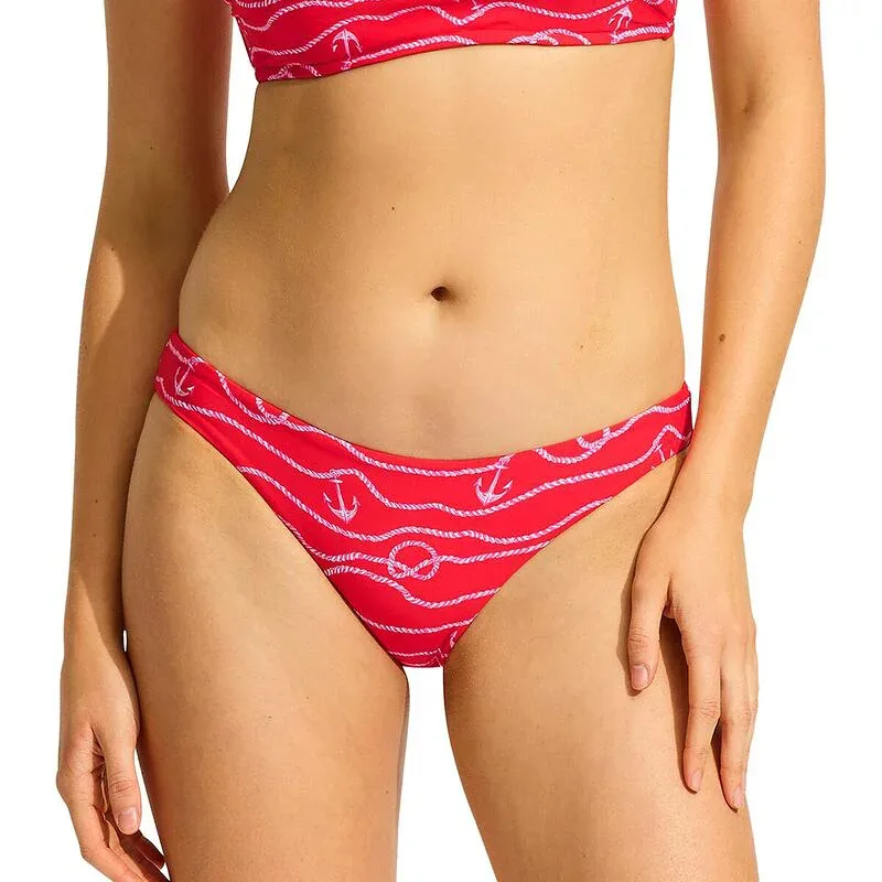 シーフォリー レディース 水着 ボトムスのみ Seafolly Set Sail Hipster Bikini Bottom - Women's Chilli Red レッド