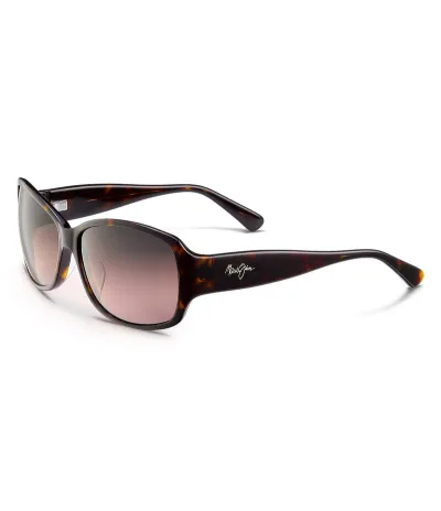 マウイジム レディース アクセサリー サングラス・アイウェア プラスサイズ Maui Jim Nalani PolarizedPlus2R Rectangular 61mm Sunglasses Dark Tortoise