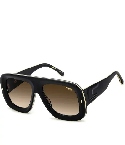 カレーナ レディース アクセサリー サングラス・アイウェア Carrera Women's Flaglab 18 57mm Statement Square Sunglasses Black ブラック