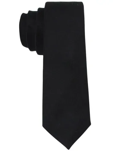 カルバンクライン メンズ アクセサリー ネクタイ Calvin Klein X Liquid Luxe Skinny Solid Tie Black ブラック
