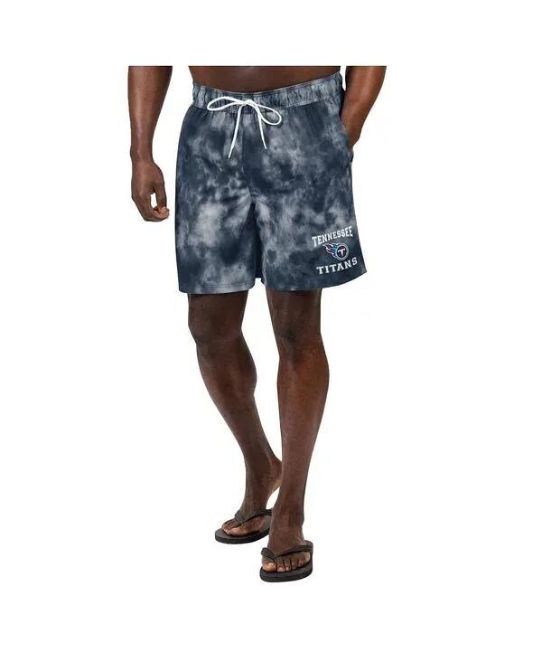 カール バンクス メンズ 水着 ハーフパンツ・ショーツ G-III Sports by Carl Banks Men's Navy Tennessee Titans Change Up Volley Swim Trunks Navy ネイビー