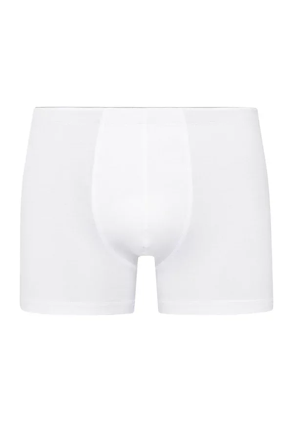 ハンロ メンズ アンダーウェア ボクサーパンツ コットン Hanro Cotton Superior Long Leg Boxer Brief White ホワイト