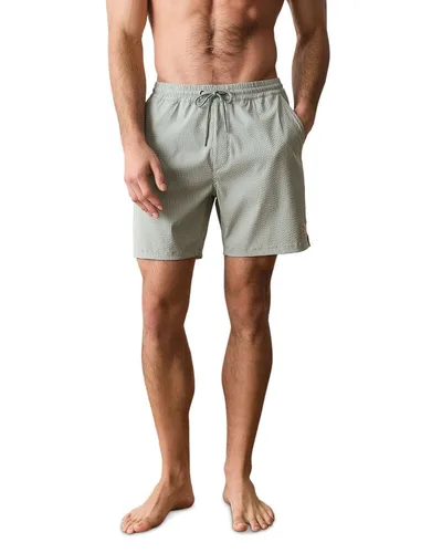 マリーン レイヤー メンズ 水着 ハーフパンツ・ショーツ ショートパンツ Marine Layer Seersucker 5" Swim Shorts Iceberg Stripe ストライプ