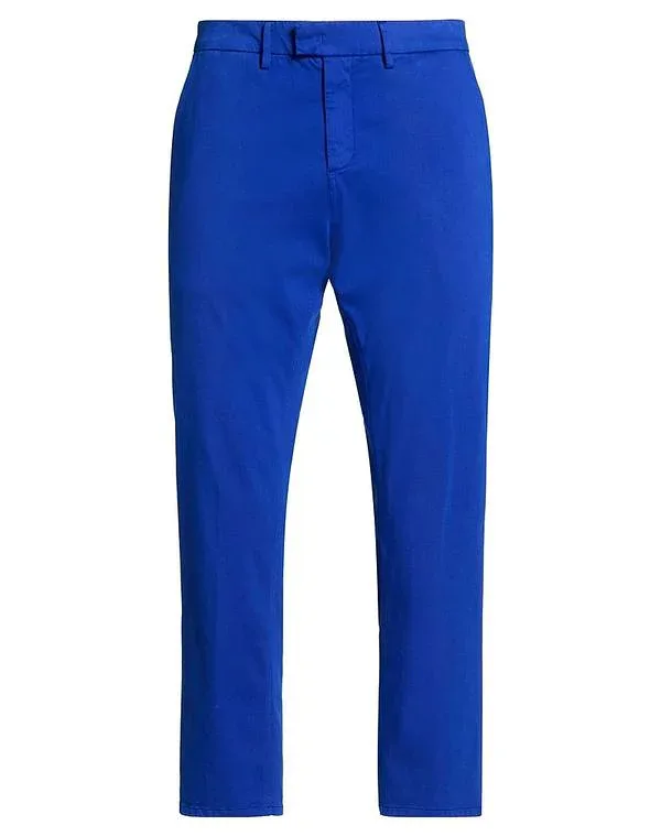 ドンダップ メンズ ボトムス カジュアルパンツ DONDUP チノパンツ Bright Blue ブルー