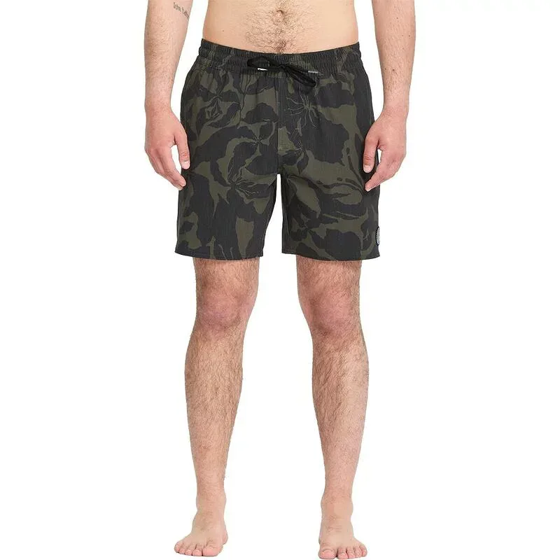 ボルコム メンズ 水着 ハーフパンツ・ショーツ コットン Volcom Psyche Cotton 17in Swim Trunk - Men's Ivy