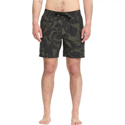 ボルコム メンズ 水着 ハーフパンツ・ショーツ コットン Volcom Psyche Cotton 17in Swim Trunk - Men's Ivy