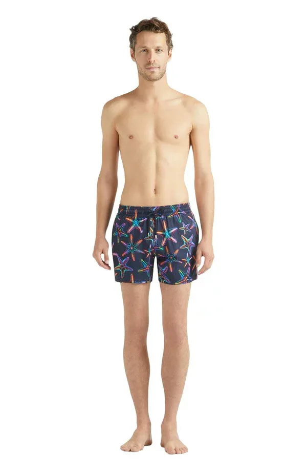 ヴィルブレクイン メンズ 水着 ハーフパンツ・ショーツ ショートパンツ Vilebrequin Men's Disco Starstretch Short Swim Shorts Bleu Marine