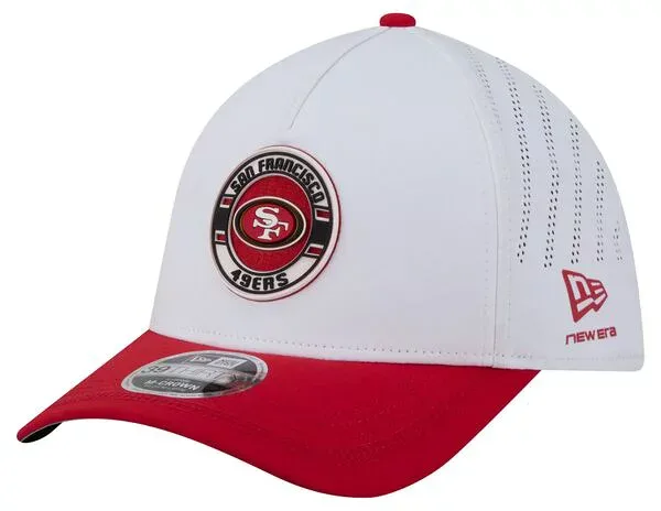 ニューエラ レディース アクセサリー 帽子 New Eradult San Francisco 49ers White A-Frame Patch 39Thirty Stretch Fit Hat NoColor ホワイト