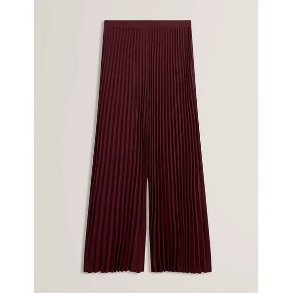 テッドベーカー レディース ボトムス カジュアルパンツ ワイドレッグ Ted Baker Women's Wide Leg Trousers Oxblood オックスブラッド