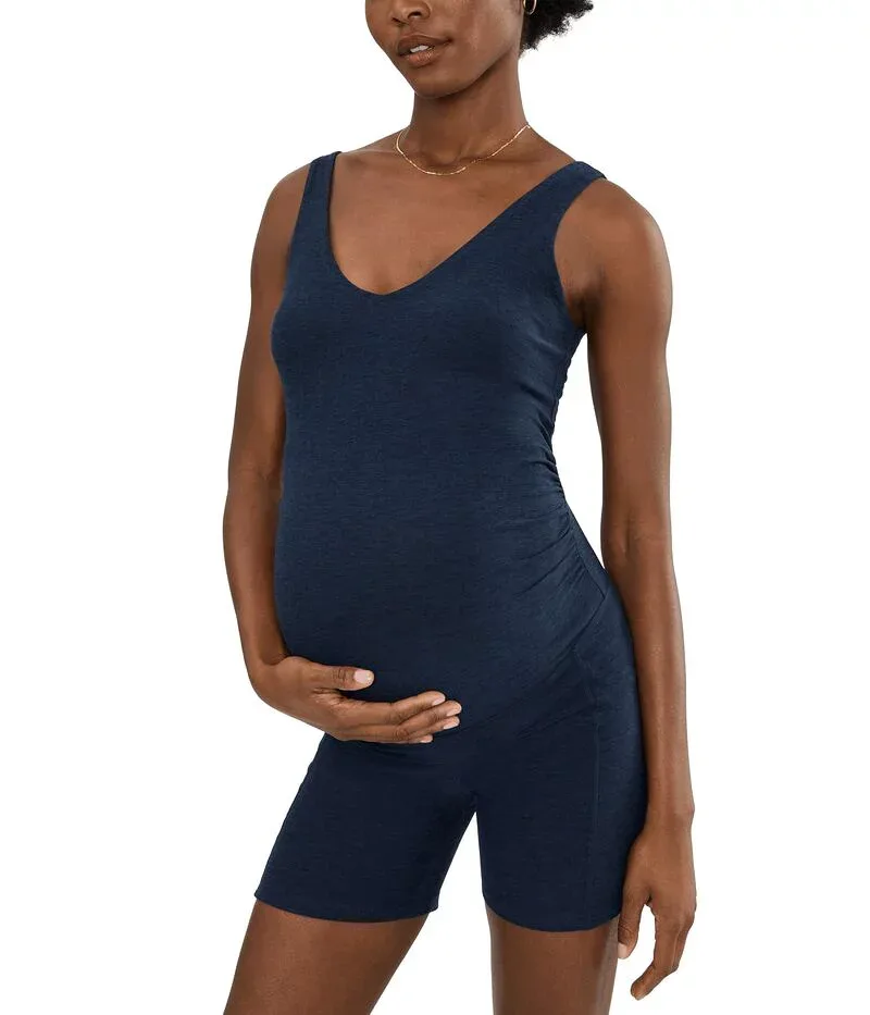 ビヨンドヨガ レディース トップス ジャンプスーツ マタニティ Beyond Yoga Spacedye Movin Mamaternity Biker Jumpsuit Nocturnal Navy ネイビー