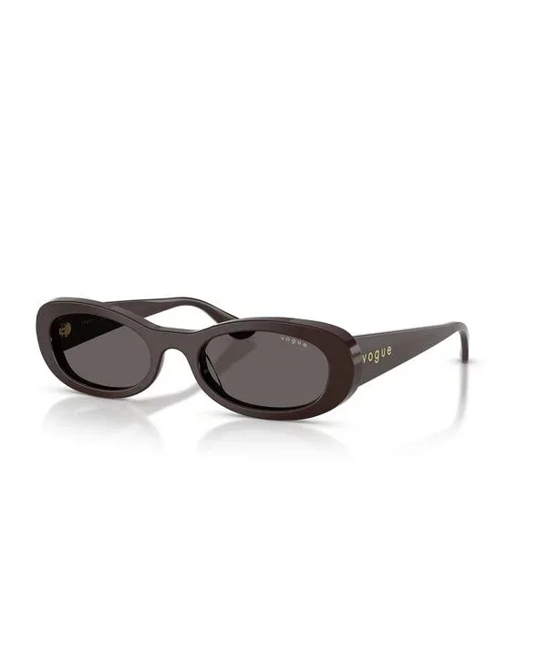 ヴォーグアイウェア レディース アクセサリー サングラス・アイウェア Vogueyewear Women's Oval Sunglasses VO5582S Full Brown Gray グレー
