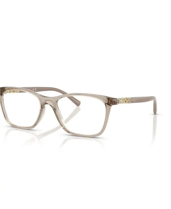 ヴォーグアイウェア レディース アクセサリー サングラス・アイウェア Vogueyewear Women's Pillow Eyeglasses VO5632B Transparent Caramel