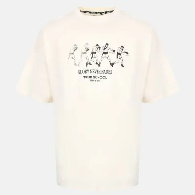 エバーラスト メンズ トップス Tシャツ クルーネック コットン Everlast Men's Cotton Short Sleeve Crew Neck T-Shirt White ホワイト