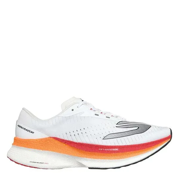 スケッチャーズ メンズ シューズ スニーカー Skechers AERO Razorunning Shoes Mens White/Orange ホワイト
