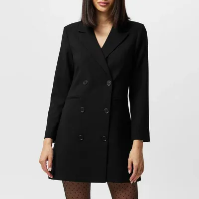 フレンチコネクション レディース トップス ワンピース ブレザー French Connection Whisper Blazer Dress 01-Black ブラック