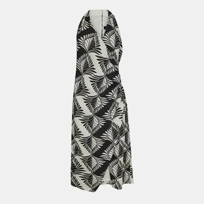 フレンチコネクション レディース トップス ワンピース French Connection Women's Ariette Crossover Wrap Dress Black/Cream クリーム