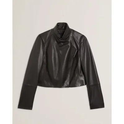 テッドベーカー レディース アウター ジャケット・ブルゾン レザー Ted Baker Women's Leather Jacket Black ブラック