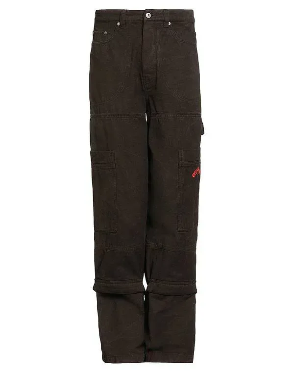 オフ-ホワイト メンズ ボトムス カジュアルパンツ OFF-WHITE Dark Brown ブラウン