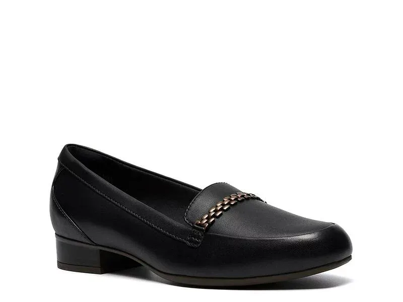 クラークス レディース シューズ スリッポン・ローファー Clarks Juliet Mia Loafer Navy ネイビー