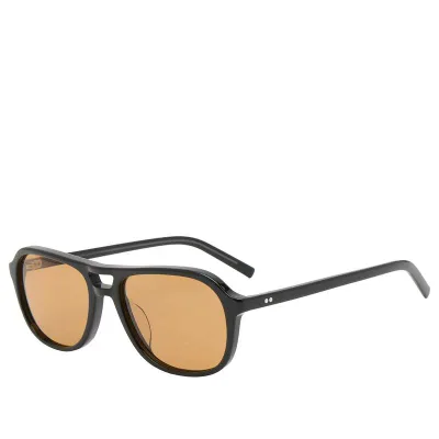 アキラ メンズ アクセサリー サングラス・アイウェア AKILA Myca Sunglasses Black & Amber ブラック