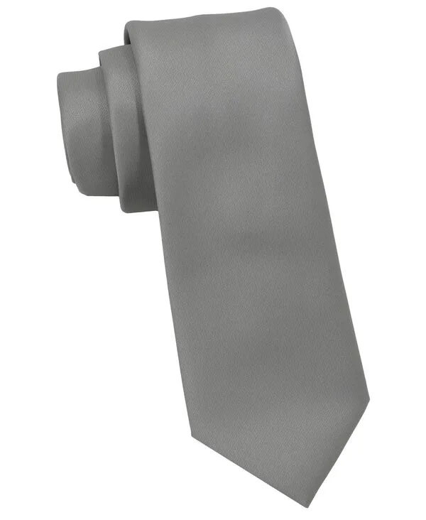 ダナ キャラン ニューヨーク メンズ アクセサリー ネクタイ サテン DKNY Men ’ satinecktieMen ’ satinecktie Silver シルバー
