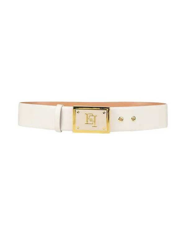 エリザベッタフランキ レディース アクセサリー ベルト ELISABETTA FRANCHI Off White オフホワイト