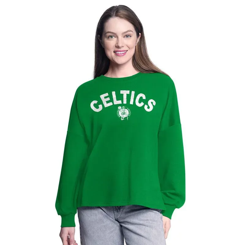 G-III レディース トップス Tシャツ スウェット Women's G-III 4Her by Carl Banks Kelly Green Boston Celtics Athletic Pullover Sweatshirt Cel Green グリーン