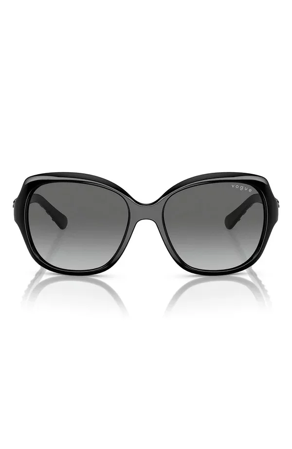 ヴォーグ メンズ アクセサリー サングラス・アイウェア VOGUE 56mm Gradient Square Sunglasses BLACK / GREY GRADIENT ブラック