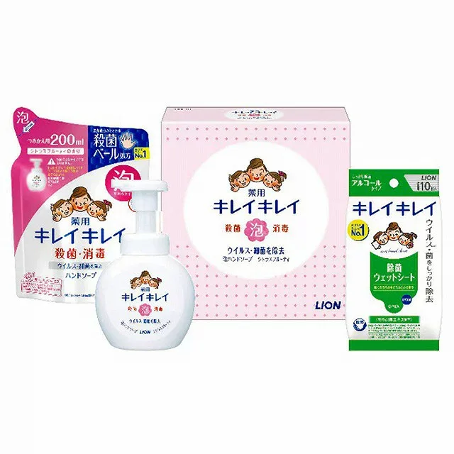 15%ポイントUPライオン●/キレイキレイ薬用泡ハンドソープセット LBB-C