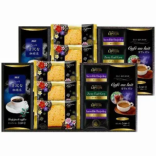 20%ポイントUP/●創愛/AGF&リプトン 珈琲・紅茶&オリジナルケーキセット ASF-50