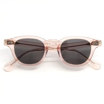 【中古】JULIUS TART OPTICAL ジュリアスタートオプティカル サングラス AR 46-22 PL-002H 日本製 エーアール ボスリントン FRESH PINKボストン/ウェリントン アーネル復刻 グレー メガネ 眼鏡 サングラス 61006653