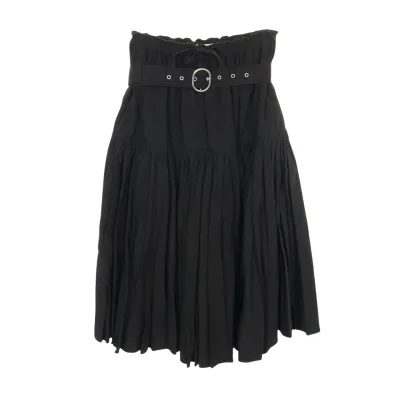 【5千円OFFクーポン対象 10/9 20時〜10/13 9:59】ジルサンダープラス JIL SANDER+ スカート 衣料品 ボトムス コットン ブラック系 J40MA014000132 【新品】