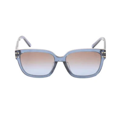 【5千円OFFクーポン対象 10/9 20時〜10/13 9:59】ディオール Dior DiorSignature サングラス 衣料品 プラスチック ブルー系 【中古】