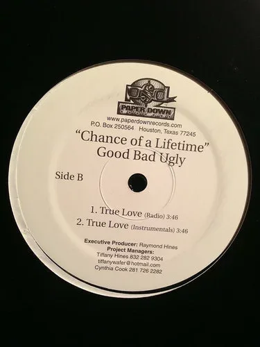 【中古】米12” Good Bad Ugly Chance Of A Lifetime NONE Paper Down Records /00250