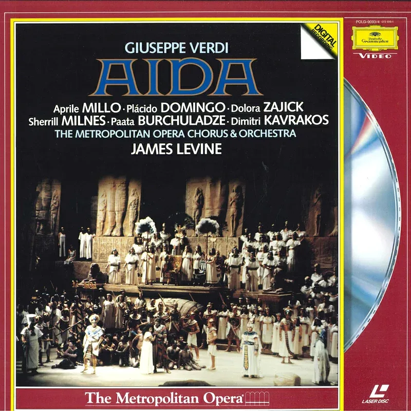 【中古】2xLASERDISC Verdi Aida POLG90934 POLYDOR /01200