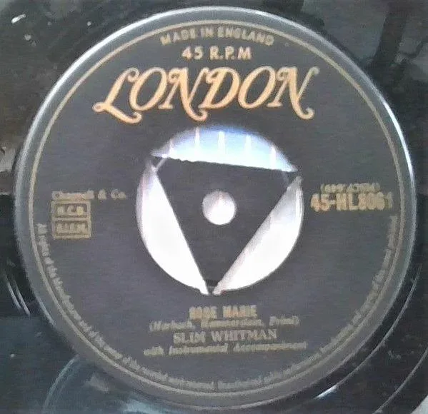 【中古】英7” Slim Whitman Rose Marie 45HL8061 London Records /00080