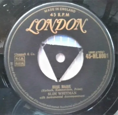 【中古】英7” Slim Whitman Rose Marie 45HL8061 London Records /00080