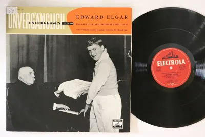 【中古】独LP Yehudi Menuhin, London Symphony Orchestra Elgar Violinkonzert H-moll Op. 61 E80480 ELECTROLA /00400