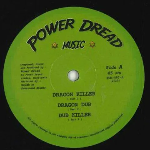 【新品】12インチ Power Dread Dragon Killer Dragon Dub Dub Killer / D.n.a Nucl PDM-002 Power Dread Music EU