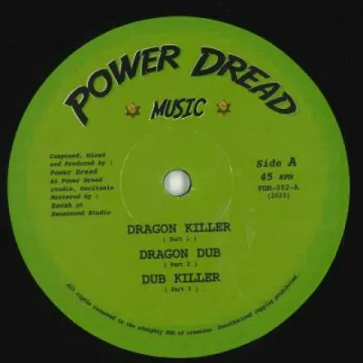 【新品】12インチ Power Dread Dragon Killer Dragon Dub Dub Killer / D.n.a Nucl PDM-002 Power Dread Music EU