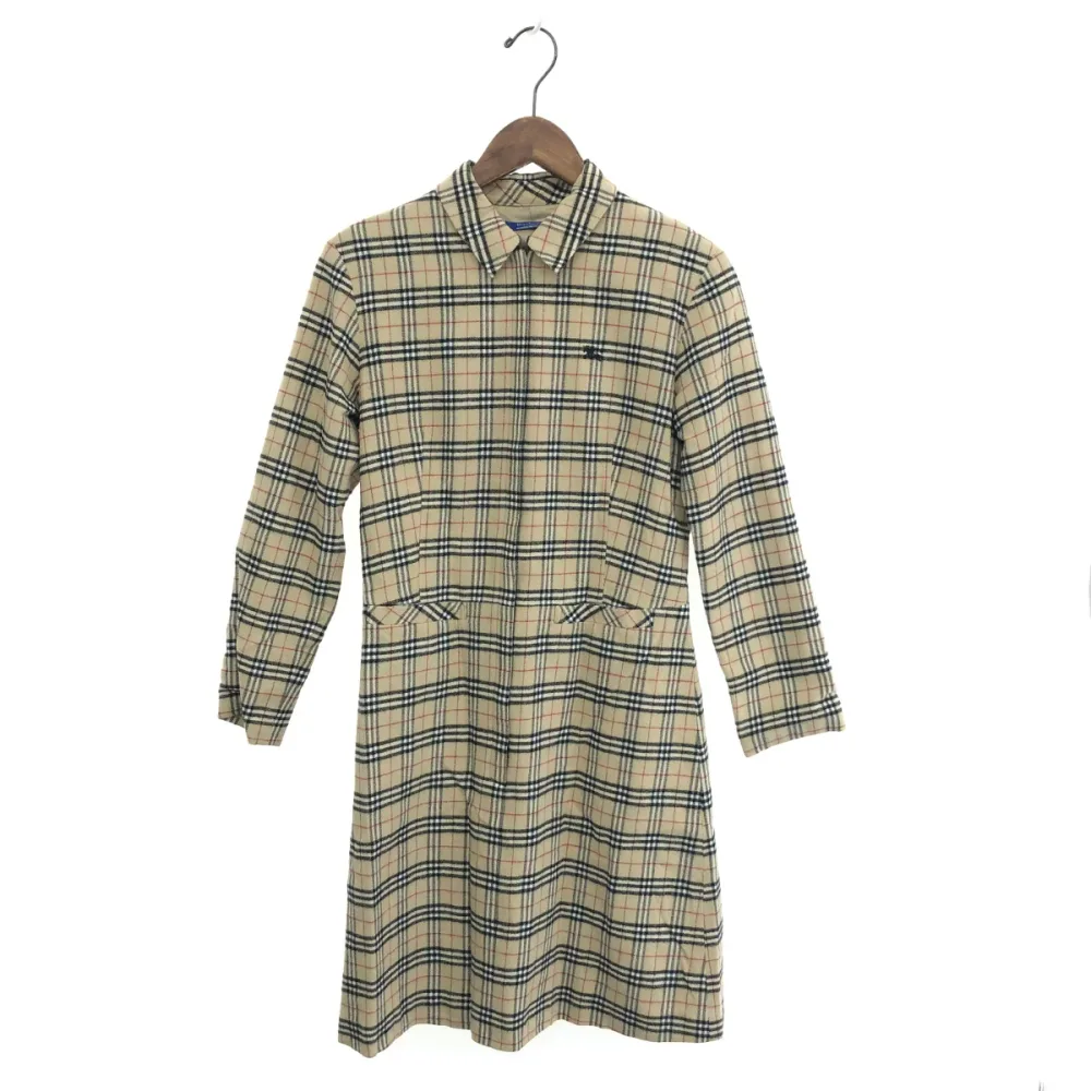 Burberry's バーバリーズ 長袖シャツ ワンピース サイズ:40 ベージュ レディース ノバチェック 【中古】