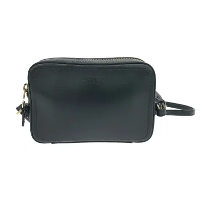 Smythson スマイソン ショルダーバッグ ブラック レディース【中古】