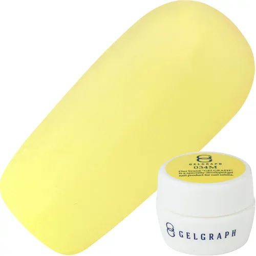 ジェルネイル カラージェル ジェルグラフ GELGRAPH カラージェル5g 034M トロピカルファジーネーブル お取り寄せ ゆうパケット マット