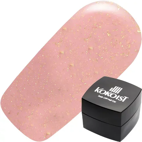ジェルネイル カラージェル ココイスト KOKOIST 2022夏色 ゴールドダストシリーズ カラージェル2.5g E279S ピンクベージュゴールドダスト ゆうパケット