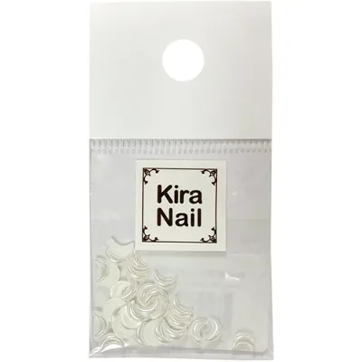 アート パール キラネイル Kira Nail 月パール オフホワイト 3×6mm 30個入 ゆうパケット ネイルパーツ kira nail きらねいる