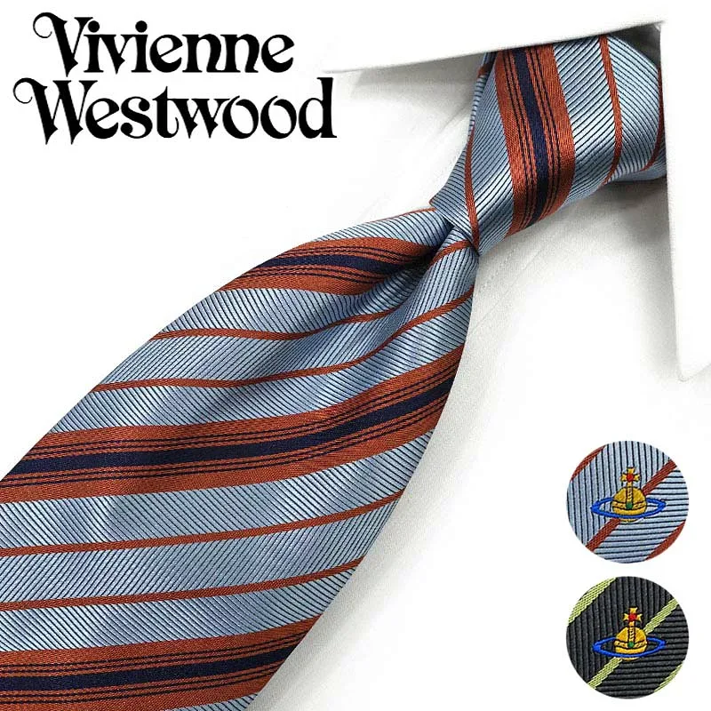 ヴィヴィアン ウエストウッド ネクタイ (8.5cm幅) Vivienne Westwood ヴィヴィアンネクタイ ネクタイ ブランド/クリスマス/セール 新作/バースデー/誕生日/お祝い 父の日/入社祝い/就職祝い/ラッピング/ギフト/プレゼント