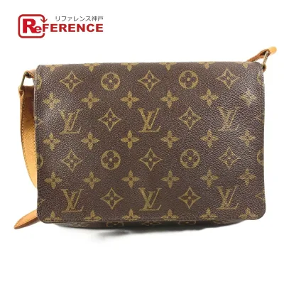 LOUIS VUITTON ルイヴィトン M51257 モノグラム ミュゼット タンゴ ミュゼットタンゴ カバン 肩掛け ショート フラップ ショルダーバッグ モノグラムキャンバス ユニセックス ブラウン 【中古】